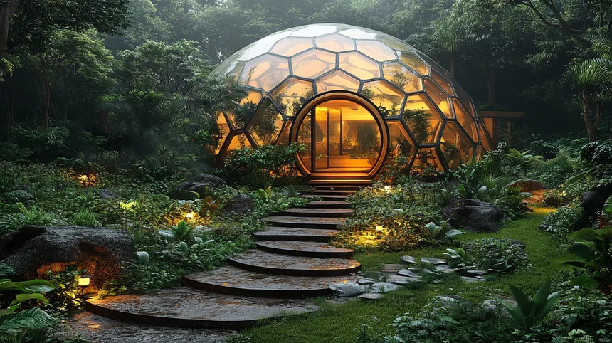 Geodesic Dome Structure